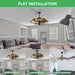 Unique Farmhouse Ceiling Fan with Lights, Vintage Caged Low Profile Fandaliers Ceiling Fan, Candle Chandelier Ceiling Fan for Living Room Bedroom Kitchen-6-ErisView