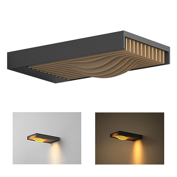 Unique Shape Outdoor Wall Light, Weatherproof, Sealed Porch Light for Warm, Romantic Atmosphere, Perfect Home Decoration for American Homes-ErisView-7