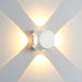 Versatile Outdoor Wall Lamp with Up and Down Lighting, Waterproof Aluminum and Acrylic, Available in 2 or 4 Light Options for Garden, Garage, and More-ErisView-17