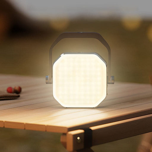 Versatile RGB Camping and Fill Light with 360° Rotation, 10 Modes, Sound Sensor, and Adjustable Color Temperatures for Indoor/Outdoor Use-ErisView-1