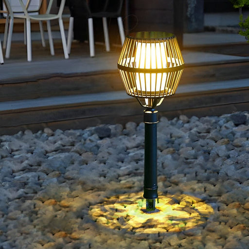 Versatile Solar and Electric Outdoor Light with Dual Installation Options, Smart Charging, Remote Control for Adjustable Color and Brightness-ErisView-1