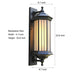 Vintage Design Outdoor Wall Sconce, Waterproof, Rustproof Front Door Light with Cast Aluminum Body and High Transmission Lampshade-ErisView-6