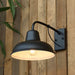 Vintage LED Outdoor Wall Sconce with High-Temperature Painted Iron Lampshade, Ideal for Villas, Gardens, and Community Gates, Relaxing Atmosphere-ErisView-11
