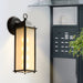 Vintage Waterproof and Rust-Proof Aluminum and Glass Outdoor Wall Light with E27 Base for Standard Bulbs, Sturdy, Reliable, and Long-Lasting-ErisView-4