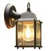 Vintage Waterproof and Rust-Proof Aluminum and Glass Outdoor Wall Light with E27 Base for Standard Bulbs, Sturdy, Reliable, and Long-Lasting-ErisView-5