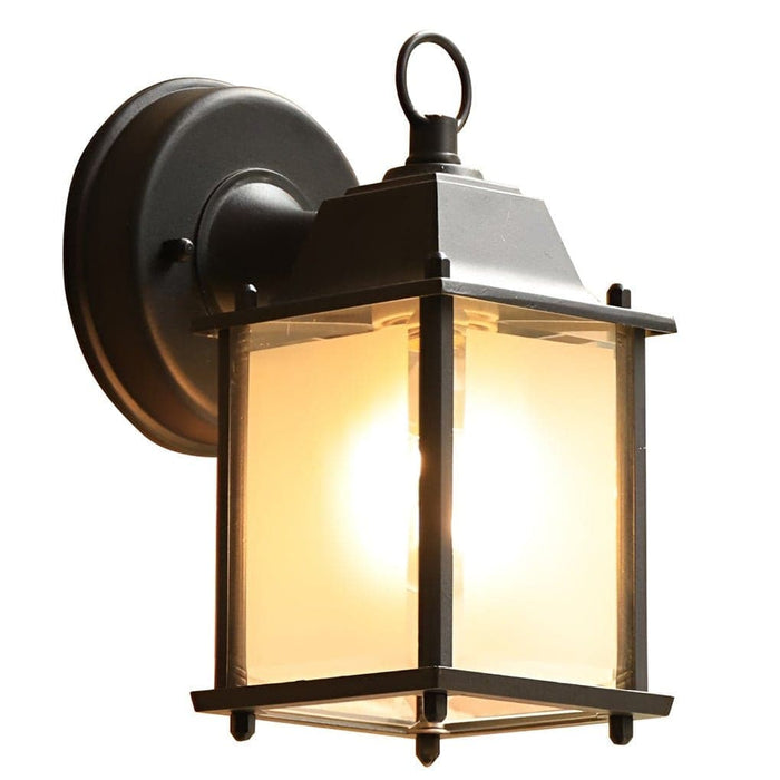 Vintage Waterproof and Rust-Proof Aluminum and Glass Outdoor Wall Light with E27 Base for Standard Bulbs, Sturdy, Reliable, and Long-Lasting-ErisView-6