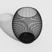 Vintage Black Lantern Iron Candle Holder-ErisView