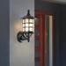 Waterproof Outdoor Wall Light with Adjustable Solar-Powered LED Colors, Metal and Glass Design, Dustproof, Long-Lasting, Elegant Artistic Style-ErisView-1