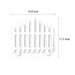 Wave Shaped Solar LED Lighted Garden Fence with Warm White & Colored Lights, Solar or 110V Power Options, Remote Control, Easy Installation-ErisView-7
