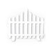 Wave Shaped Solar LED Lighted Garden Fence with Warm White & Colored Lights, Solar or 110V Power Options, Remote Control, Easy Installation-ErisView-8