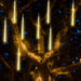 Weather-Resistant LED Meteor Shower Lights for Outdoor Holiday Decoration, Auto On/Off, Solar-Powered, Perfect for All Climates-ErisView-7