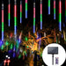 Weather-Resistant LED Meteor Shower Lights for Outdoor Holiday Decoration, Auto On/Off, Solar-Powered, Perfect for All Climates-ErisView-11