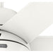 White Ceiling Fan, Ceiling Hugger Ceiling Fans, 6 Blade Fan-11-ErisView