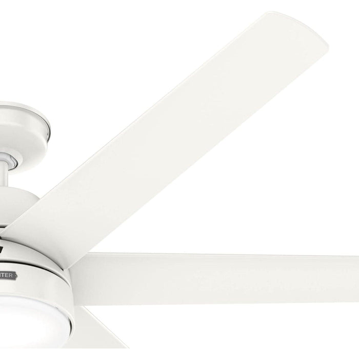 White Ceiling Fan, Ceiling Hugger Ceiling Fans, 6 Blade Fan-14-ErisView