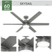 White Ceiling Fan, Ceiling Hugger Ceiling Fans, 6 Blade Fan-2-ErisView
