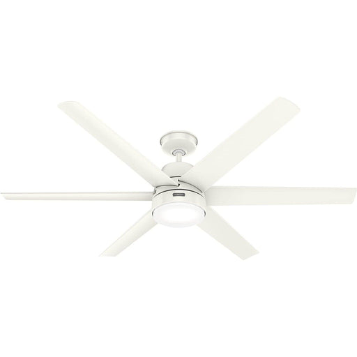 White Ceiling Fan, Ceiling Hugger Ceiling Fans, 6 Blade Fan-1-ErisView