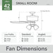 White Ceiling Fan with LED Light Kit and Pull Chain, Ceiling Hugger Ceiling Fan with Light-3-ErisView