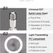 White Low Ceiling Fan Light with Remote Control, Round Modern Fan with Light, Dimmable Electric Ceiling Fan for Bedrooms Kitchen Office -3-ErisView