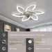 White Modern Ceiling Fan with Light and Remote Control, Remote Control Ceiling Fan with Light, Flush Mount Bladeless Ceiling Fan with Smart Timing-2-ErisView
