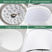 White Remote Control Ceiling Fan and Light APP Control, Modern Flush Mount Ceiling Fan with Low Profile Light for Bedroom Kitchen Patio-4-ErisView