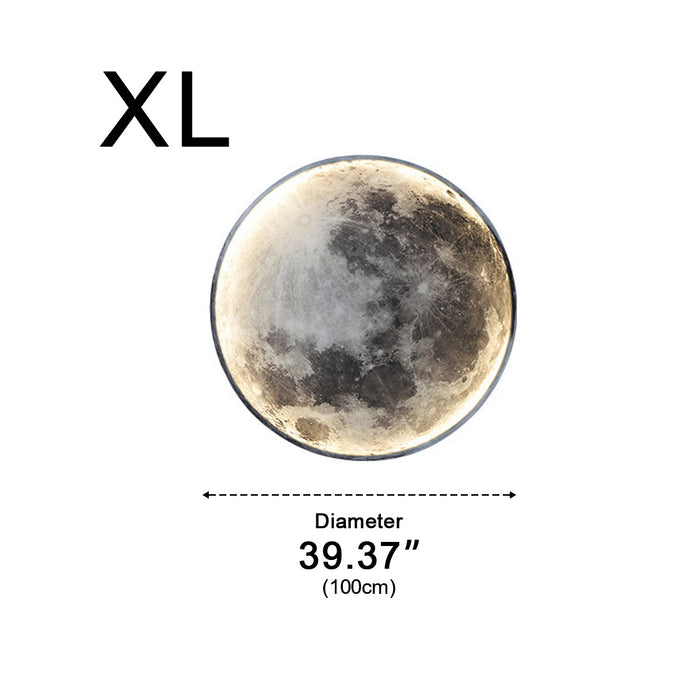 Modern Moon LED Wall Sconce - Creative Art Decor / Indoor Ambient Lighting Fixture