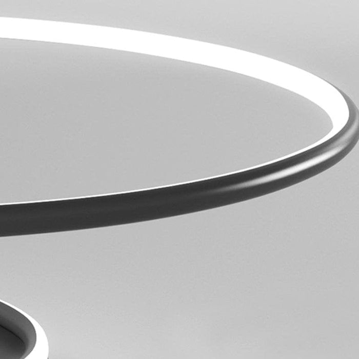 16'' Modern Flush Mount LED Lights Wire Shaped Ceiling Light