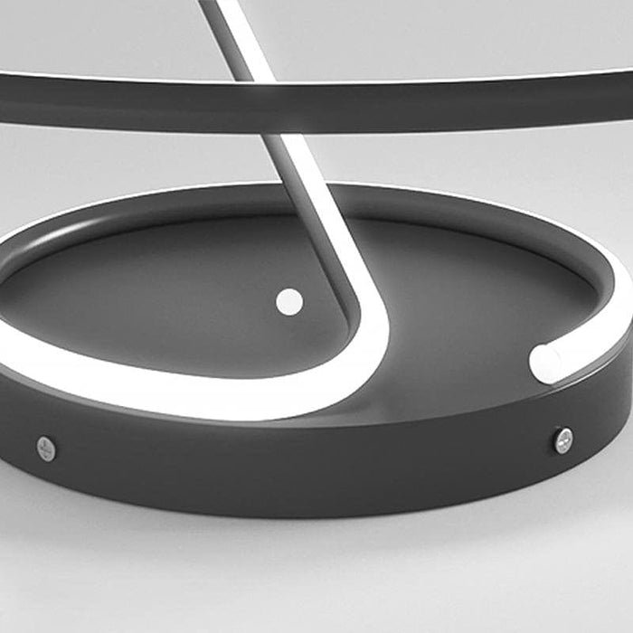 16'' Modern Flush Mount LED Lights Wire Shaped Ceiling Light