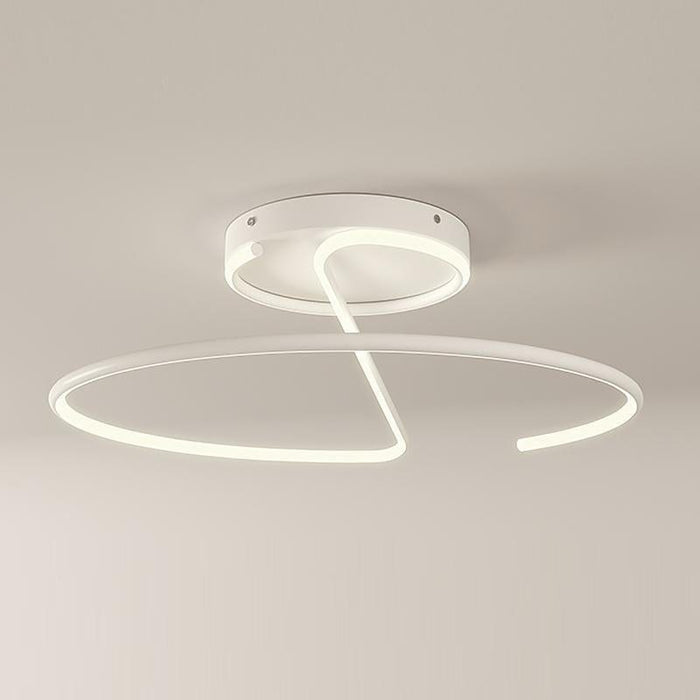 16'' Modern Flush Mount LED Lights Wire Shaped Ceiling Light