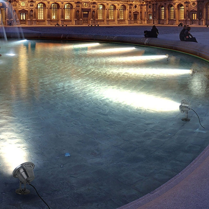 Adjustable LED Underwater Lights Outdoor Pool Landscape Lighting Decorative Lamp