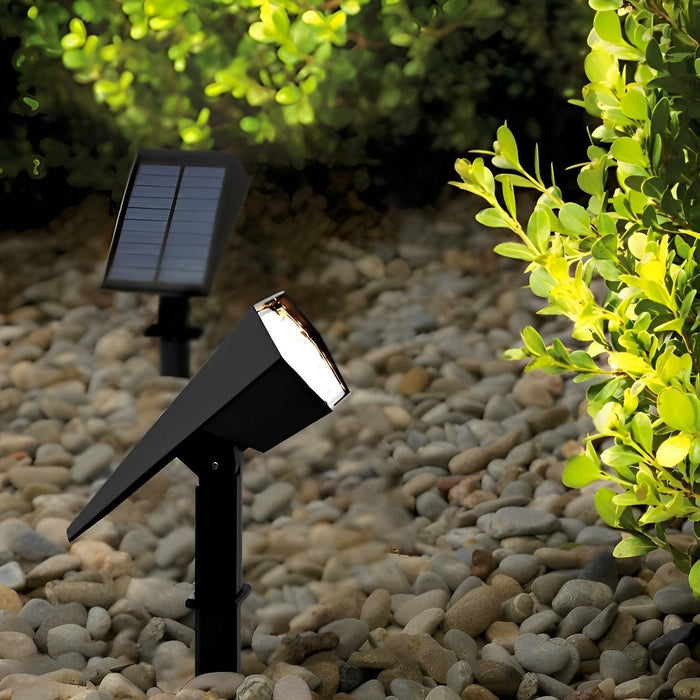 Adjustable Solar Spot Light - Outdoor Landscape Lighting / Garden Uplight, Waterproof LED Path Light