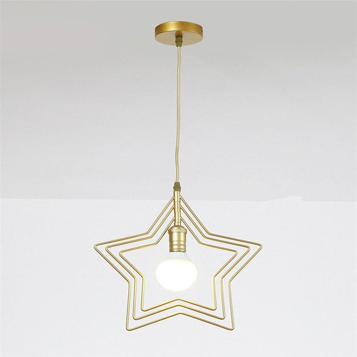 Multi Star Shaped Modern Pendant Lighting Metal Pendant Lighting