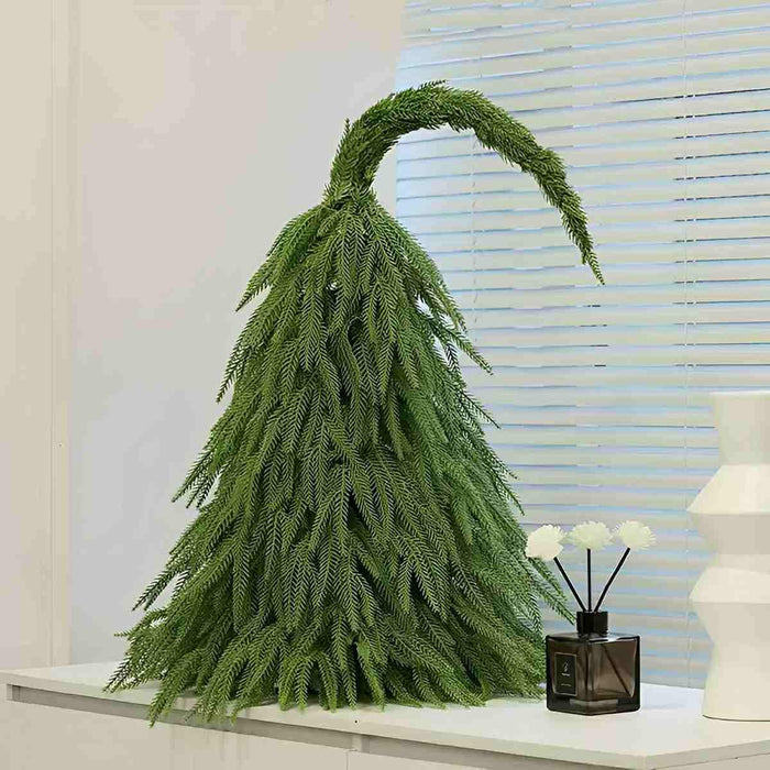Artificial Small Christmas Tree - Tabletop Desk Decor / Mini Holiday Xmas Gift