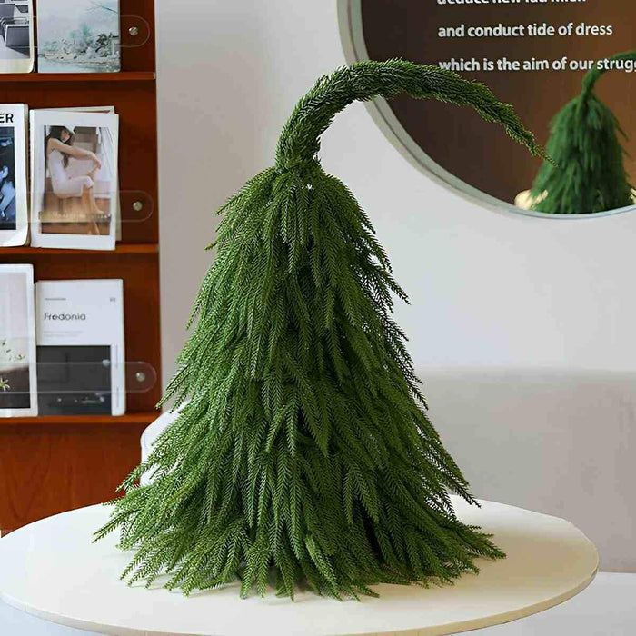 Artificial Small Christmas Tree - Tabletop Desk Decor / Mini Holiday Xmas Gift