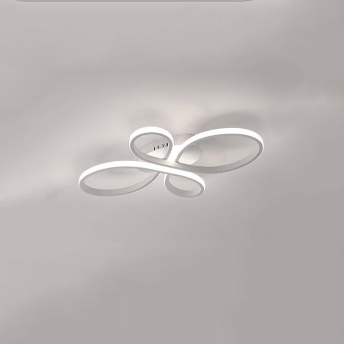 Intertwined Flower Shaped LED Modern Ceiling Light Flush Mount Lighting