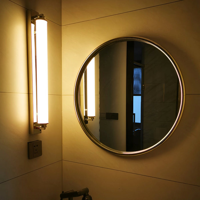 Bauhaus Retro LED Tube Indoor Wall Sconces Light - Vintage Industrial Wall Lighting for Bedroom, Bathroom, Hallway