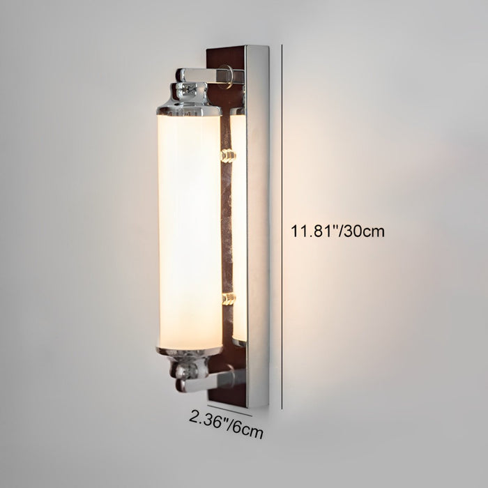 Bauhaus Retro LED Tube Indoor Wall Sconces Light - Vintage Industrial Wall Lighting for Bedroom, Bathroom, Hallway