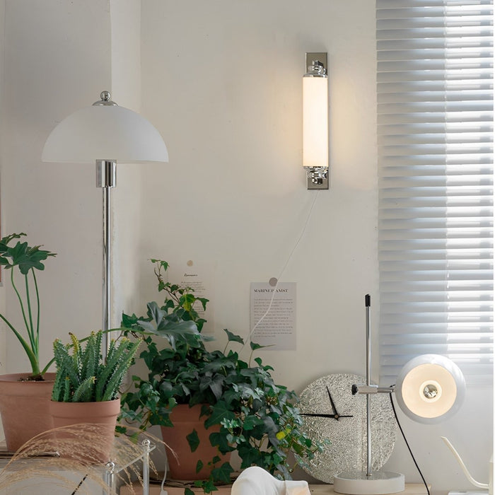 Bauhaus Retro LED Tube Indoor Wall Sconces Light - Vintage Industrial Wall Lighting for Bedroom, Bathroom, Hallway