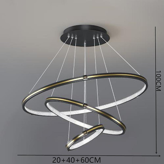 3 Ring Modern Chandeliers Dining Room Chandelier