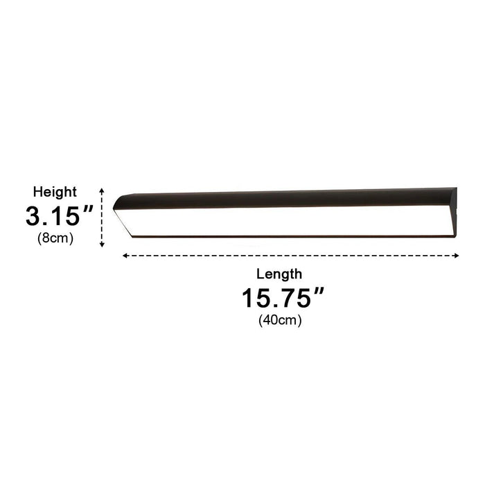 Outdoor Motion Sensor LED Strip Light - Waterproof Exterior Wall Fixture, Porch/Patio Lighting, Long-Life