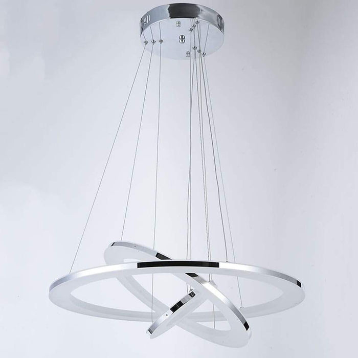 24'' LED Adjustable Modern Chandeliers Pendant Light Hanging Ceiling Lights