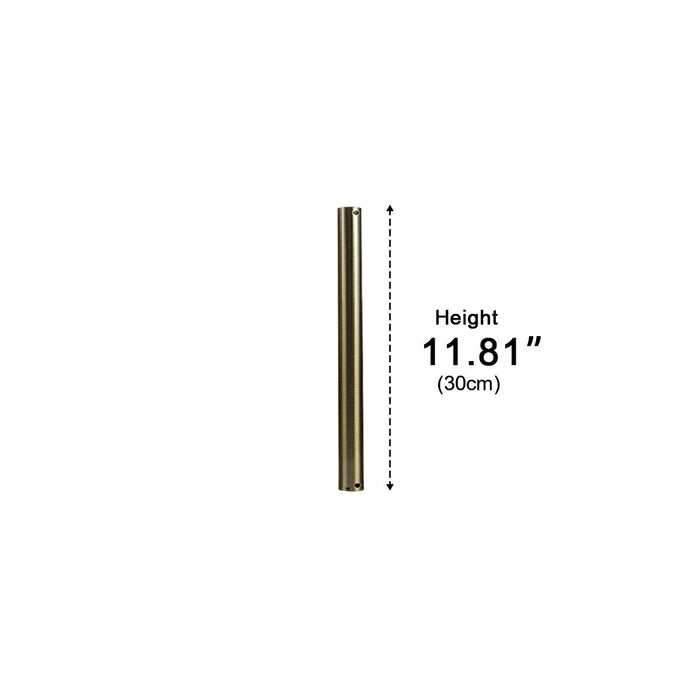 Ceiling Fan Extension Rod - Adjustable Downrod, Universal Fan Accessory, Optimal Airflow