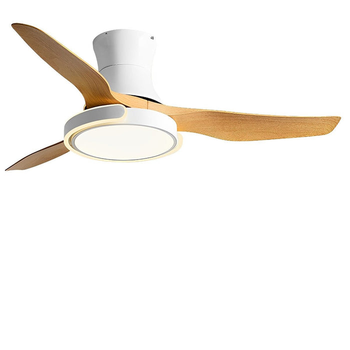 Ceiling Fan with Lights - Remote Control, Dimmable, Reversible / Low Profile Integrated Design