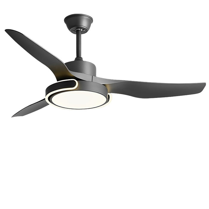 Ceiling Fan with Lights - Remote Control, Dimmable, Reversible / Low Profile Integrated Design