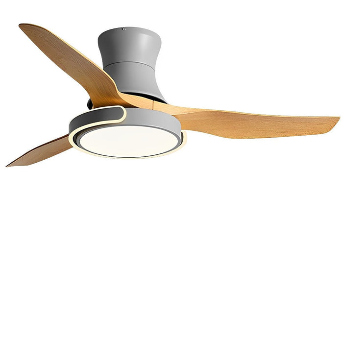 Ceiling Fan with Lights - Remote Control, Dimmable, Reversible / Low Profile Integrated Design