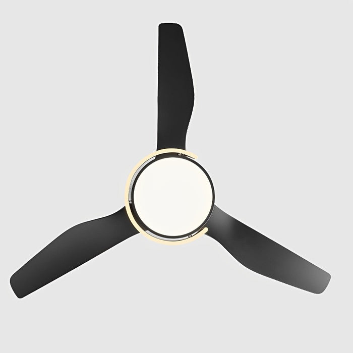 Ceiling Fan with Lights - Remote Control, Dimmable, Reversible / Low Profile Integrated Design