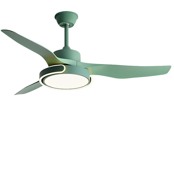 Ceiling Fan with Lights - Remote Control, Dimmable, Reversible / Low Profile Integrated Design