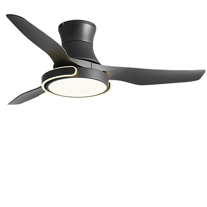 Ceiling Fan with Lights - Remote Control, Dimmable, Reversible / Low Profile Integrated Design