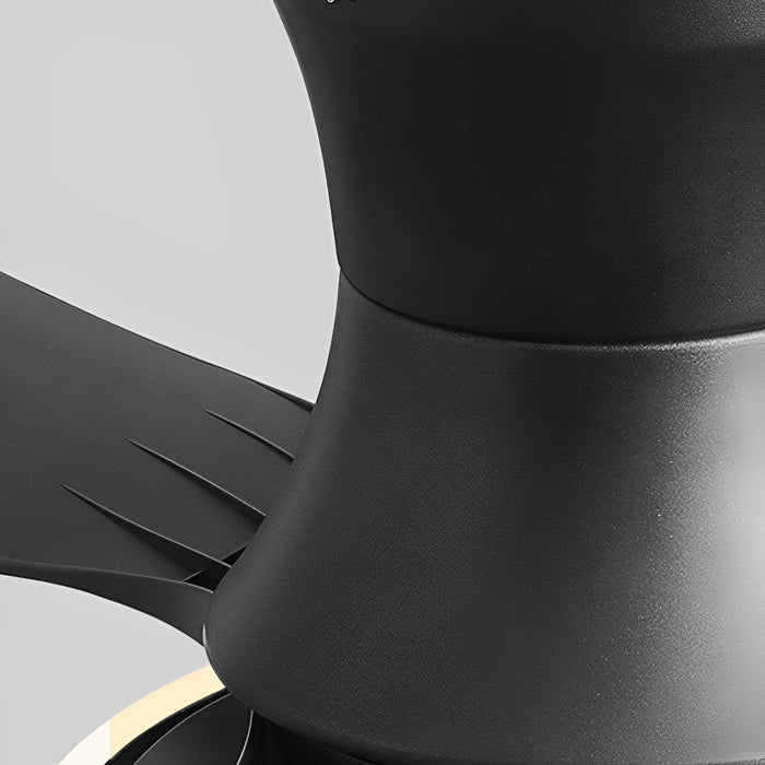 Ceiling Fan with Lights - Remote Control, Dimmable, Reversible / Low Profile Integrated Design