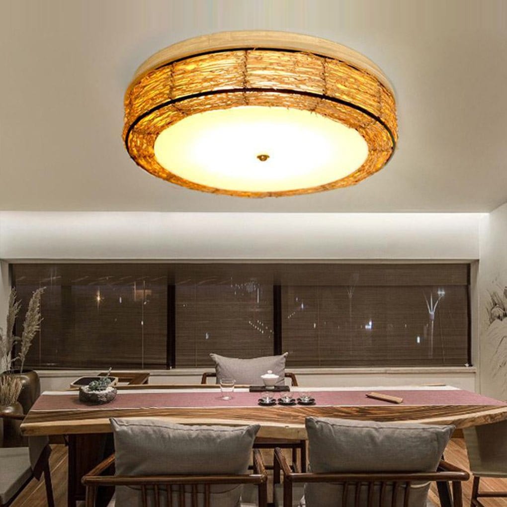 Covered Ceiling Fan