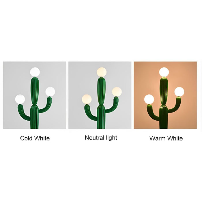Modern Cactus Dimmable LED Floor Lamp, Ambiance Lighting, Living Room/Bedroom Decor